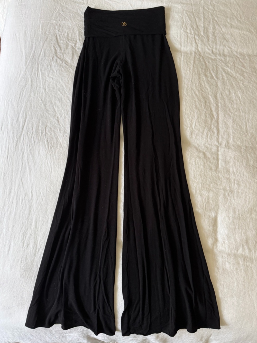 Indigo Luna Agni Flares - black, black fold over flare leggings - Picture 7 of 8